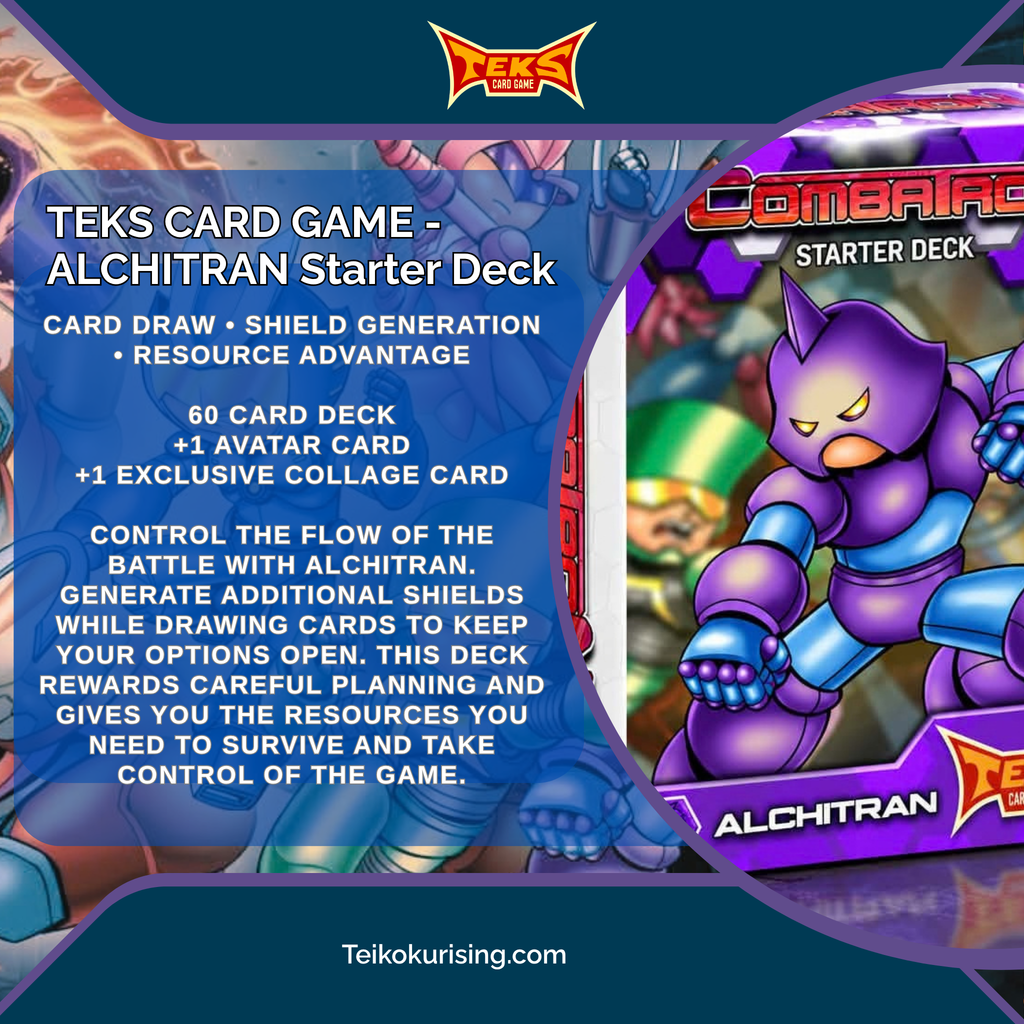 PRE-0RDER TEKS CARD GAME COMBATRON - ALCHITRAN STARTER DECK